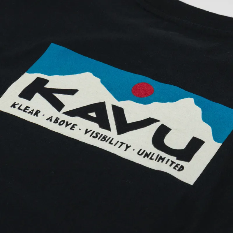 Kavu Long Sleeve Etch Art T Shirt Black-4