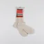 Anonymous Ism Hemp Random Line Pile Crew Socks Orange
