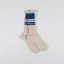 Anonymous Ism Hemp Random Line Pile Crew Socks Blue