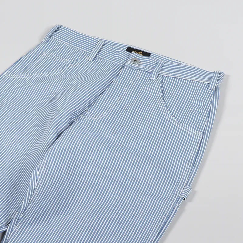 Stan Ray USA Mens 80s Painter Pants Blue Hickory Stripe Trousers