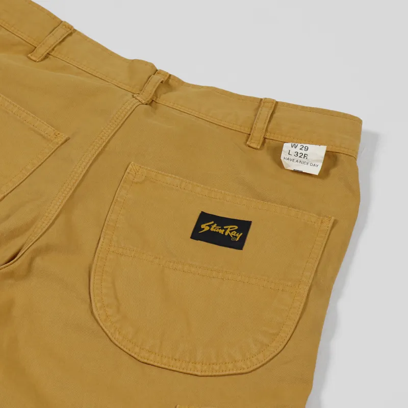 Stan Ray 80s Painter Short Overdyed Old Yellow-2