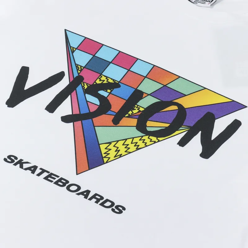 Vision Street Wear 80s Triangle T Shirt White-1
