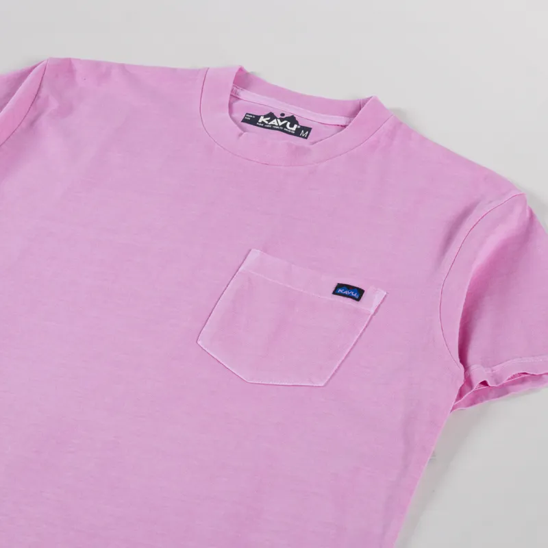 Kavu Side Bar T Shirt Electric Fuchsia-1
