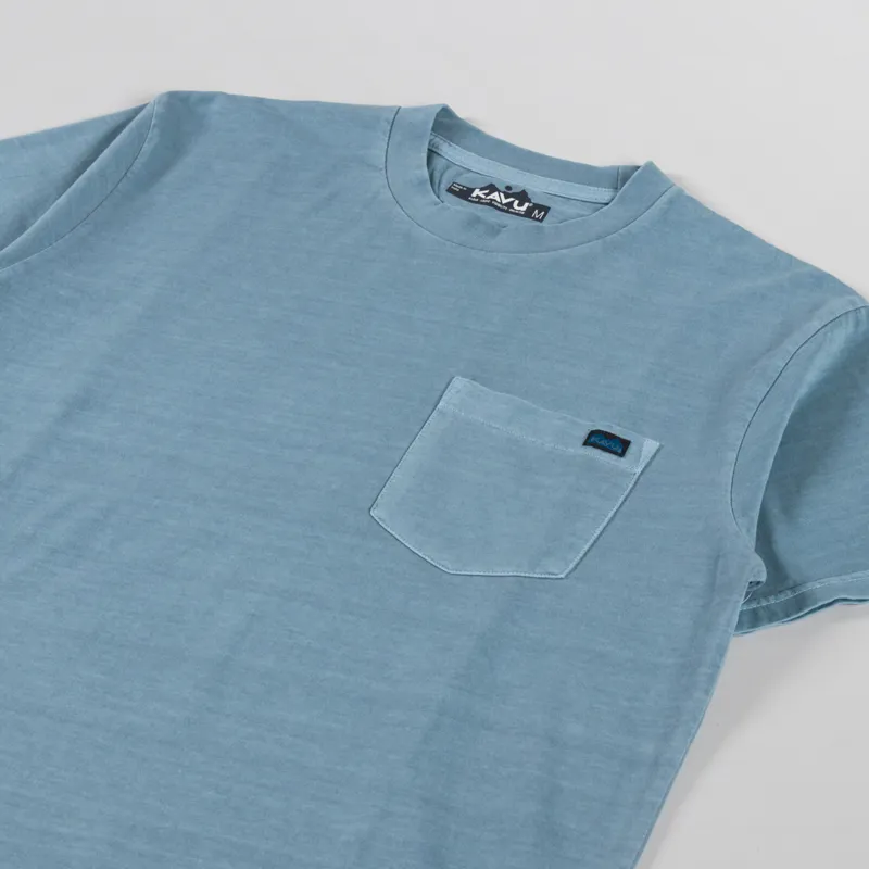 Kavu Side Bar T Shirt Transformative Teal-1