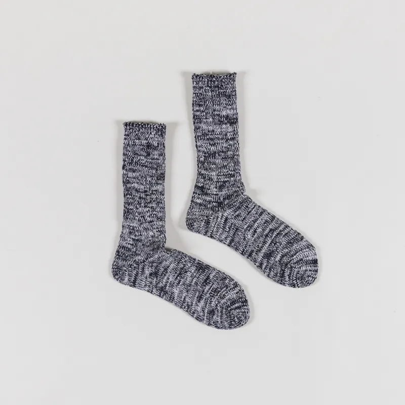 Anonymous Ism 5 Colour Mix Crew Socks Black