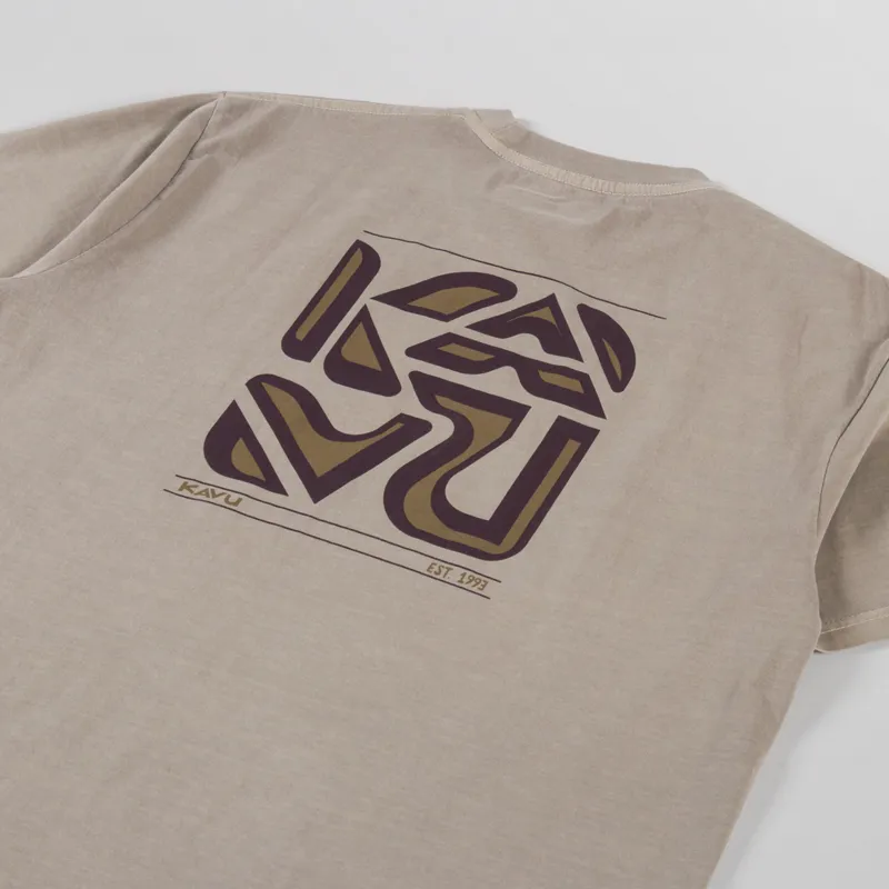Kavu Cubed T Shirt Buff-2