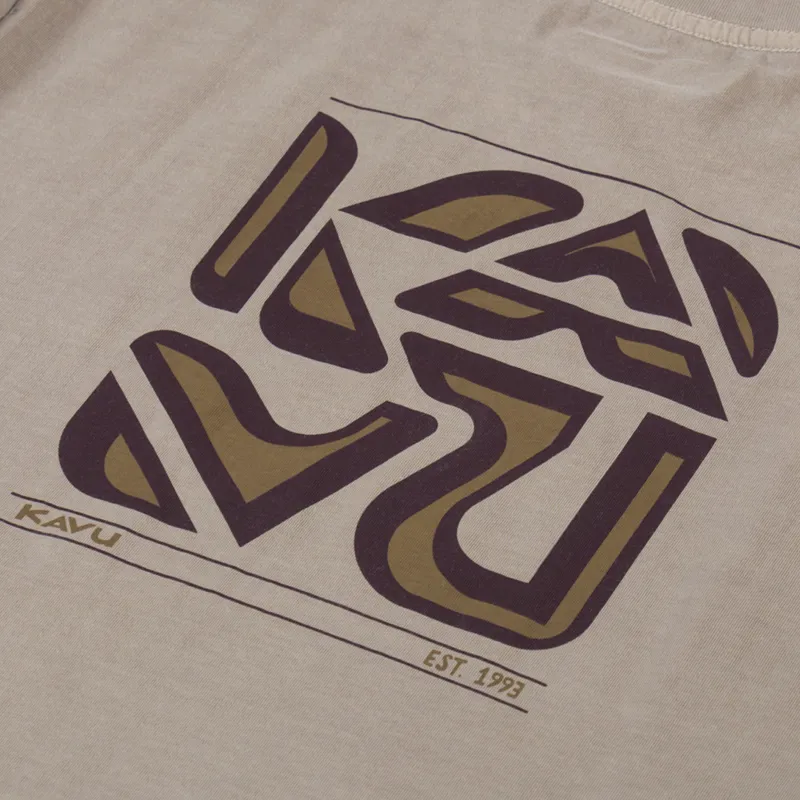 Kavu Cubed T Shirt Buff-4