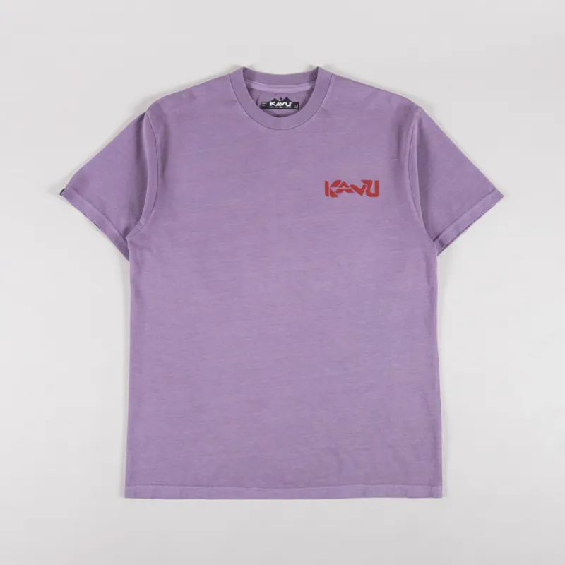 Kavu Cubed T Shirt Dusted Grape-1