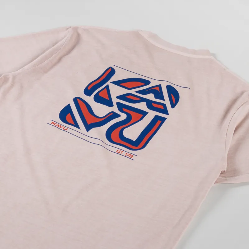 Kavu Cubed T Shirt Frappe-2