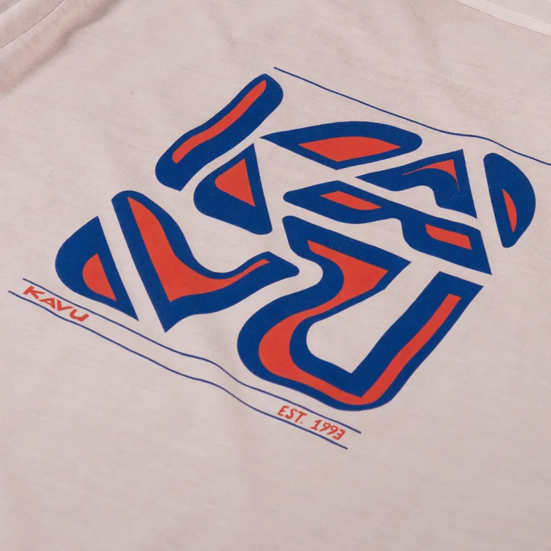 Kavu Cubed T Shirt Frappe-4