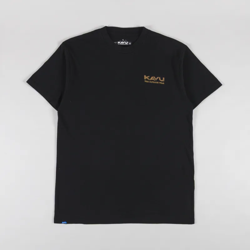 Kavu Range T Shirt Black-1