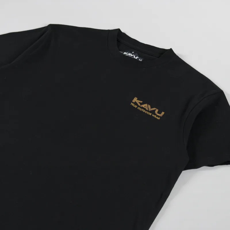 Kavu Range T Shirt Black-3