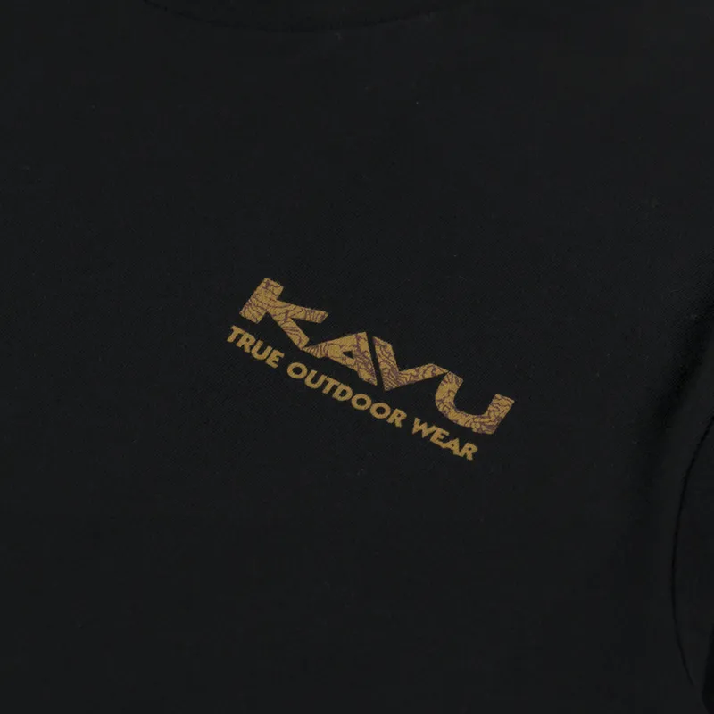Kavu Range T Shirt Black-5