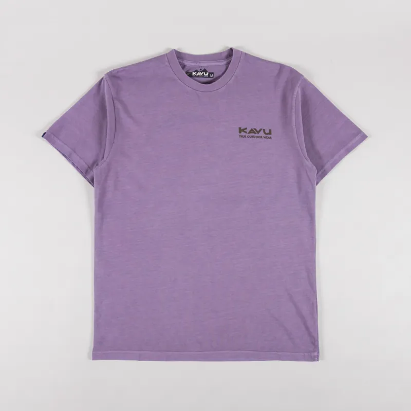 Kavu Salmon T Shirt Dusted Grape-1