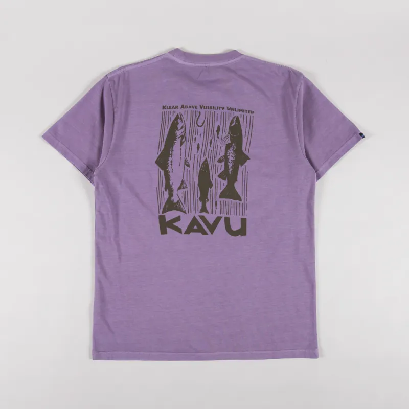 Kavu Salmon T Shirt Dusted Grape