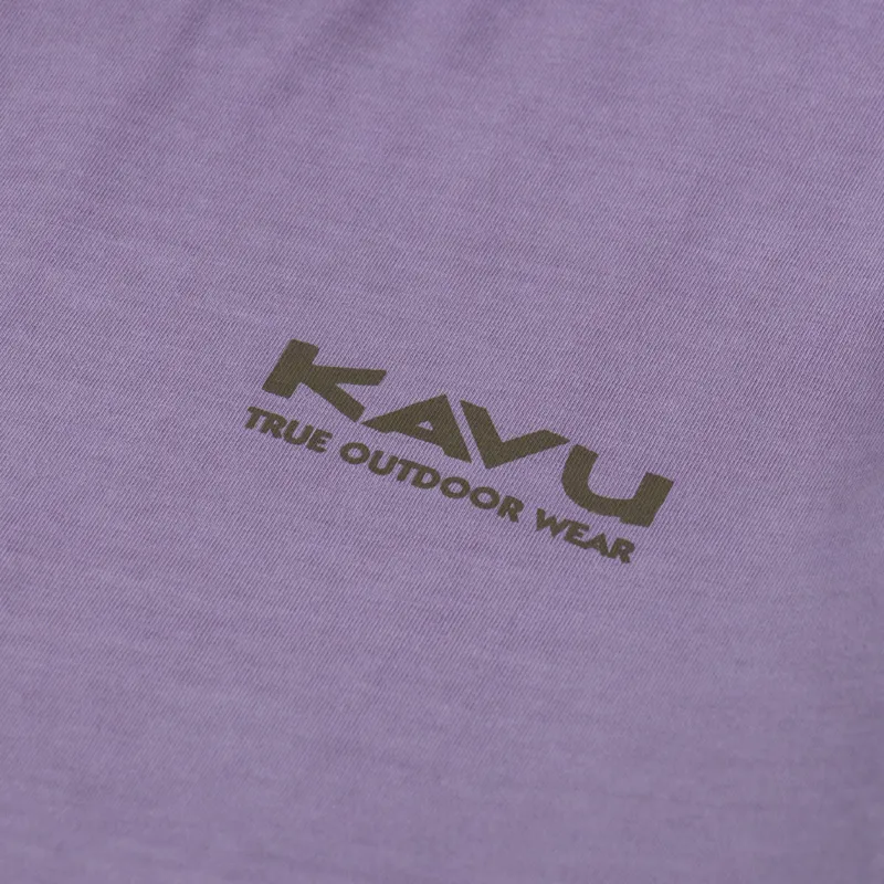 Kavu Salmon T Shirt Dusted Grape-5