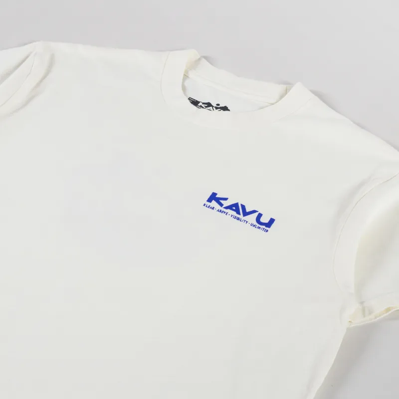 Kavu Waves T Shirt Off White-3