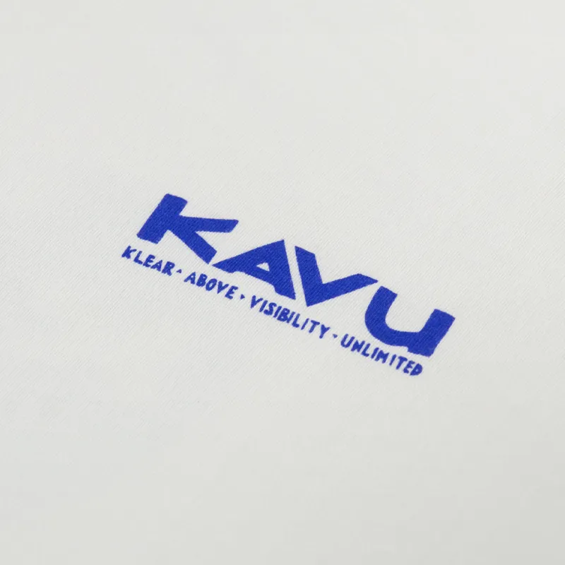 Kavu Waves T Shirt Off White-5