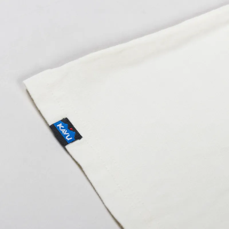 Kavu Waves T Shirt Off White-6