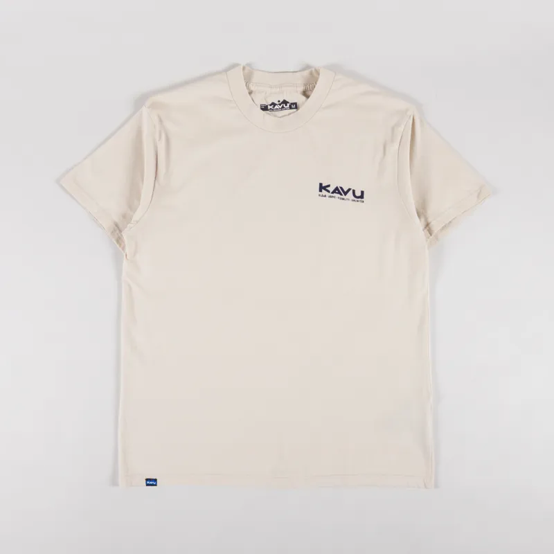 Kavu Waves T Shirt Moonbeam-1