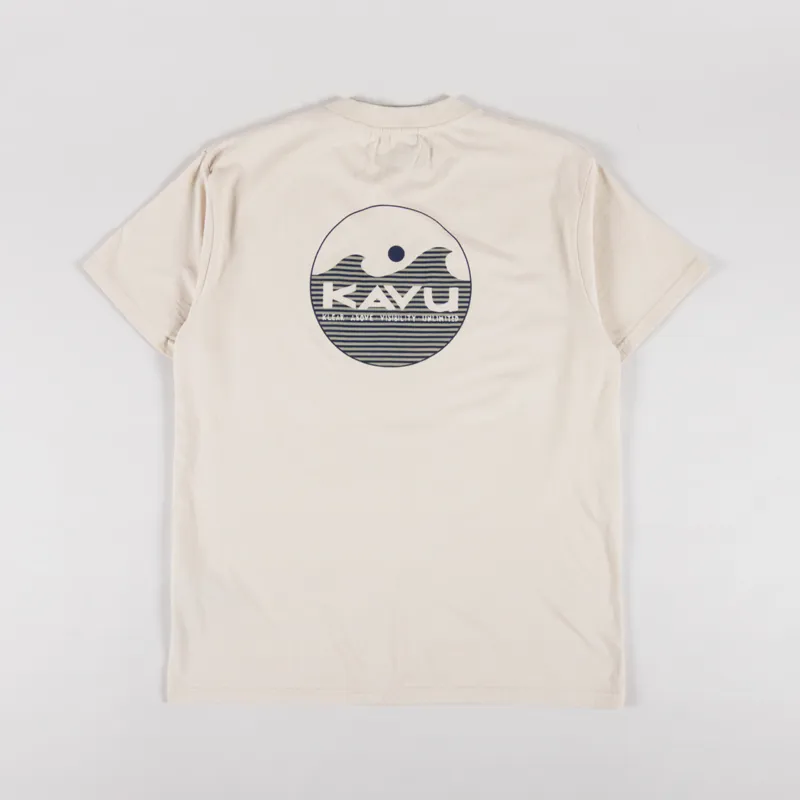 Kavu Waves T Shirt Moonbeam