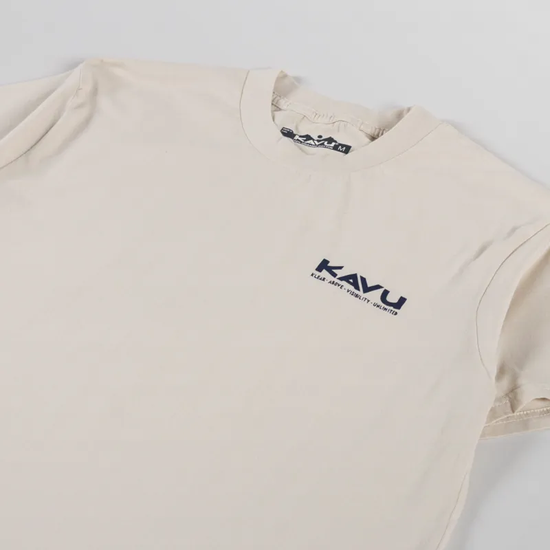 Kavu Waves T Shirt Moonbeam-3