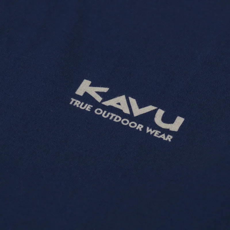 Kavu Let it Rip T Shirt Nautical Navy-5
