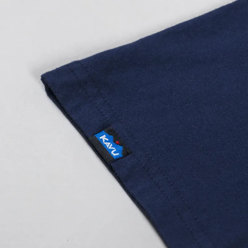 Kavu Let it Rip T Shirt Nautical Navy-6