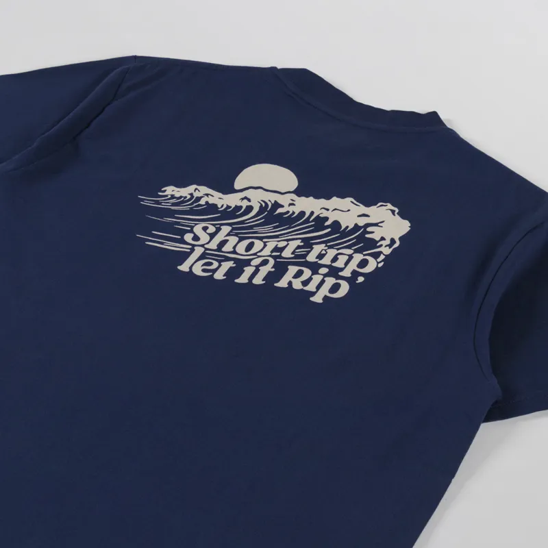 Kavu Let it Rip T Shirt Nautical Navy-2