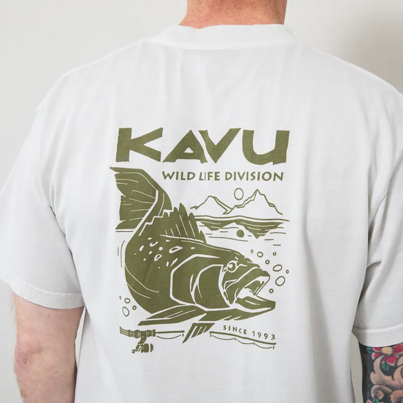 Kavu Speckled Trout T Shirt Lunar Rock-5