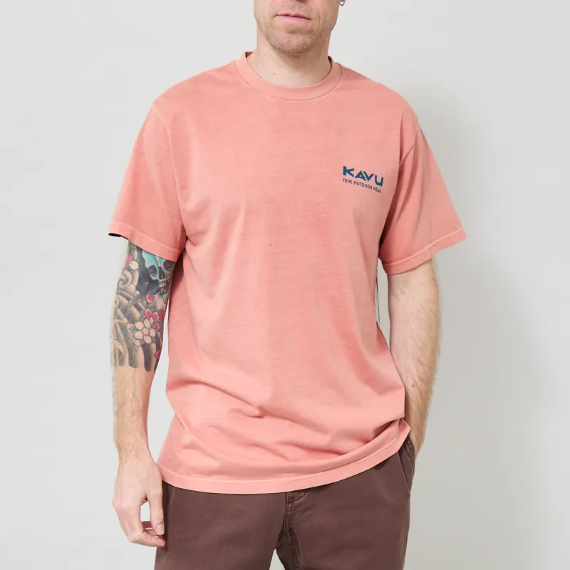 Kavu Speckled Trout T Shirt Amber Terrain-1