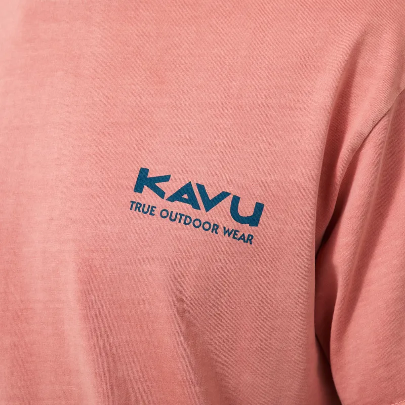 Kavu Speckled Trout T Shirt Amber Terrain-4