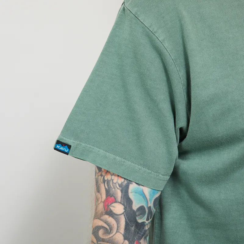Kavu Speckled Trout T Shirt Pine Needle-4