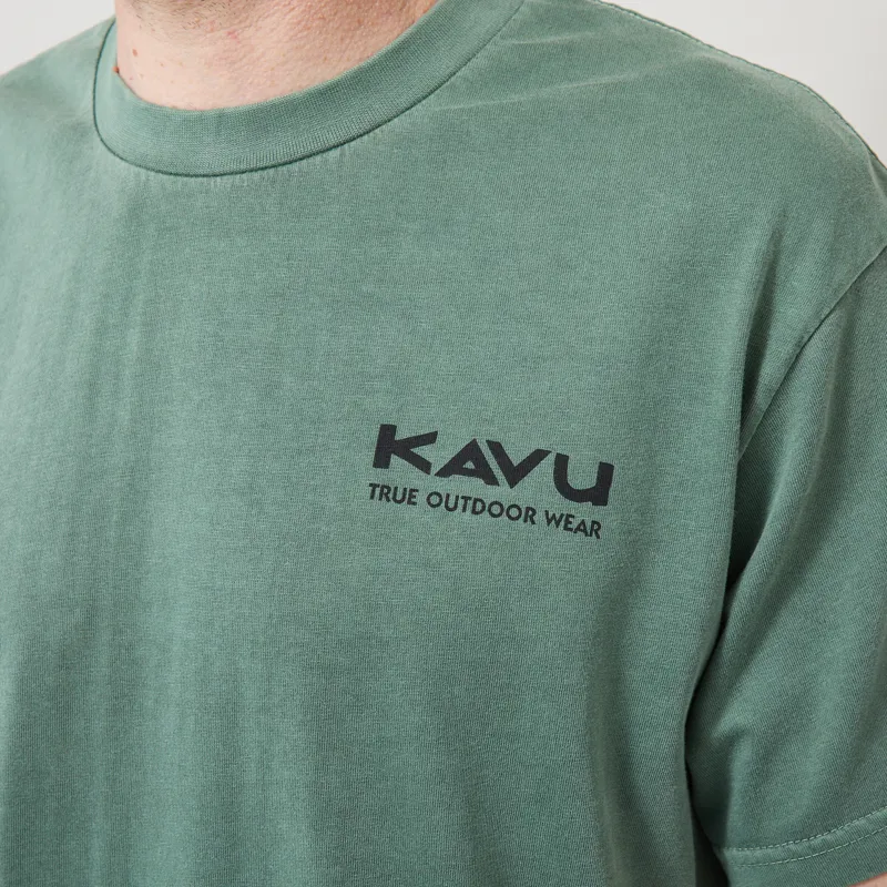 Kavu Speckled Trout T Shirt Pine Needle-6