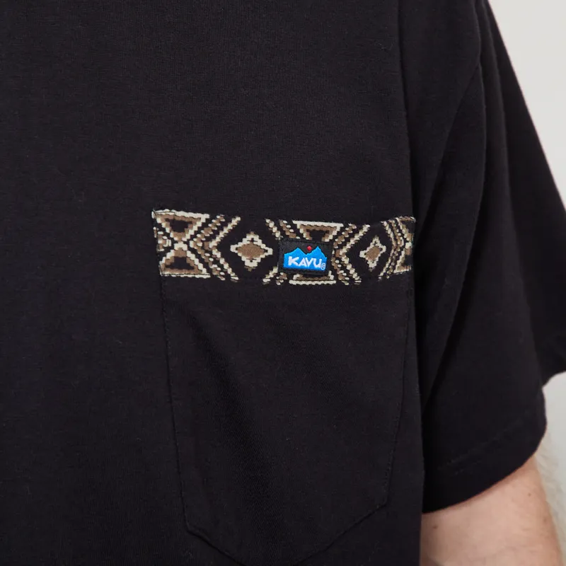 Kavu Pacific Pocket T Shirt Black-4