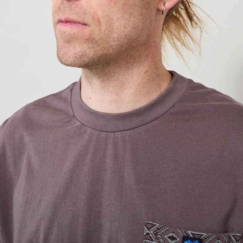 Kavu Pacific Pocket T Shirt Dark Grey-2