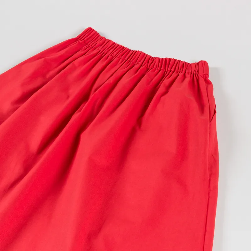 Bobo Choses Womens Contrast Trim Evase Skirt Red-3