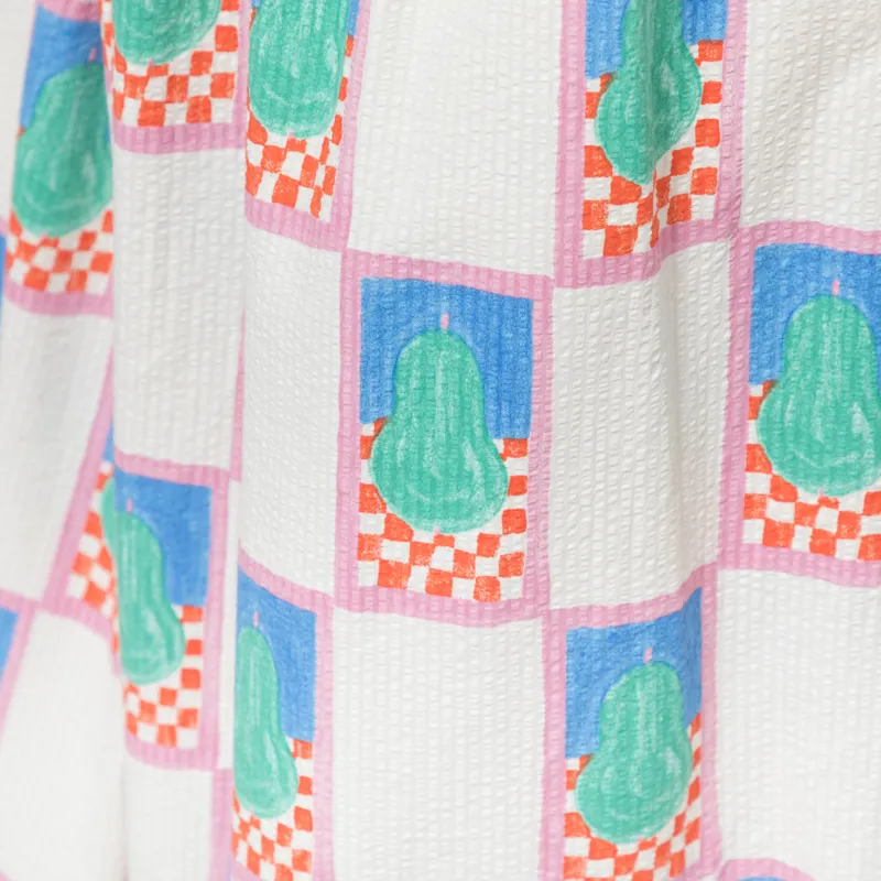 Bobo Choses Womens Simple Pear Pattern Evase Skirt Multi-5