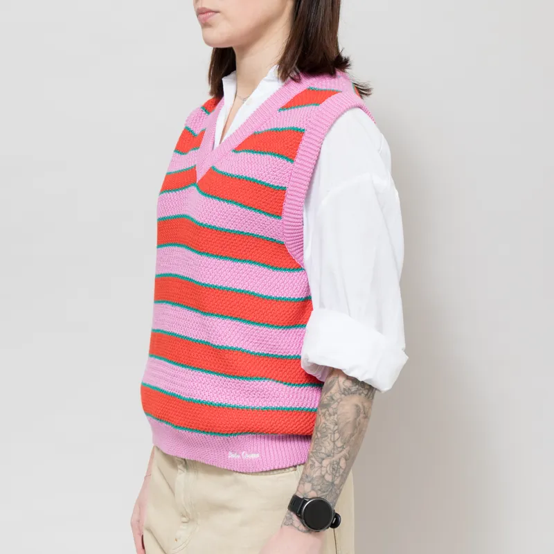 Bobo Choses Womens Striped V-Neck Vest Multi-2