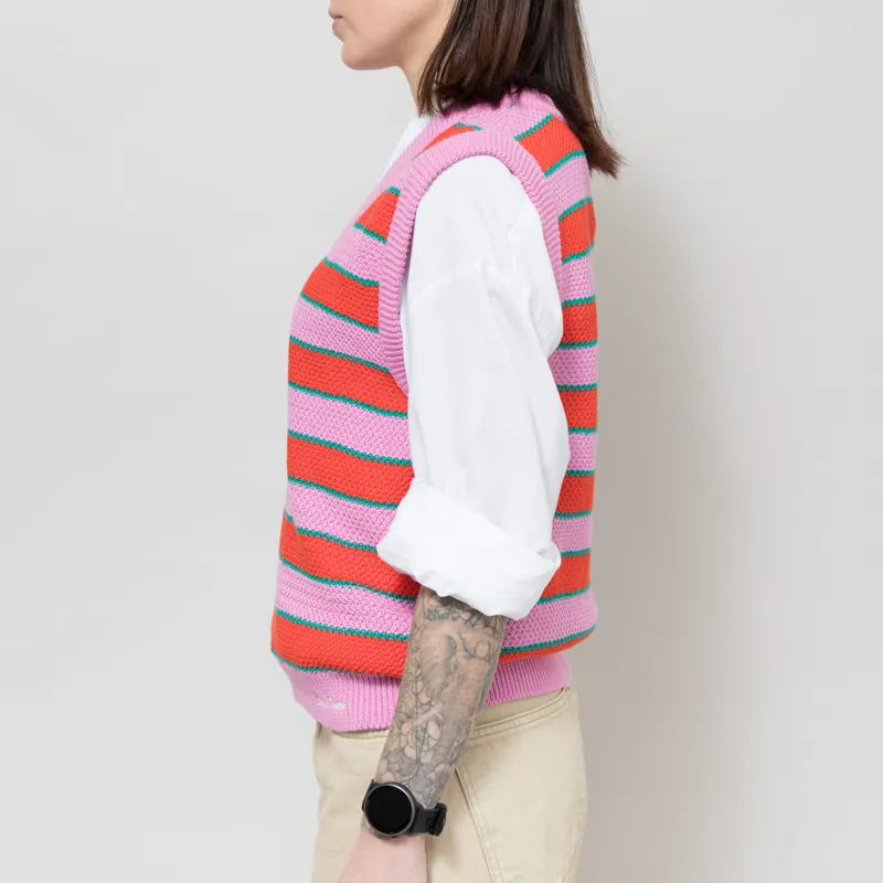 Bobo Choses Womens Striped V-Neck Vest Multi-3