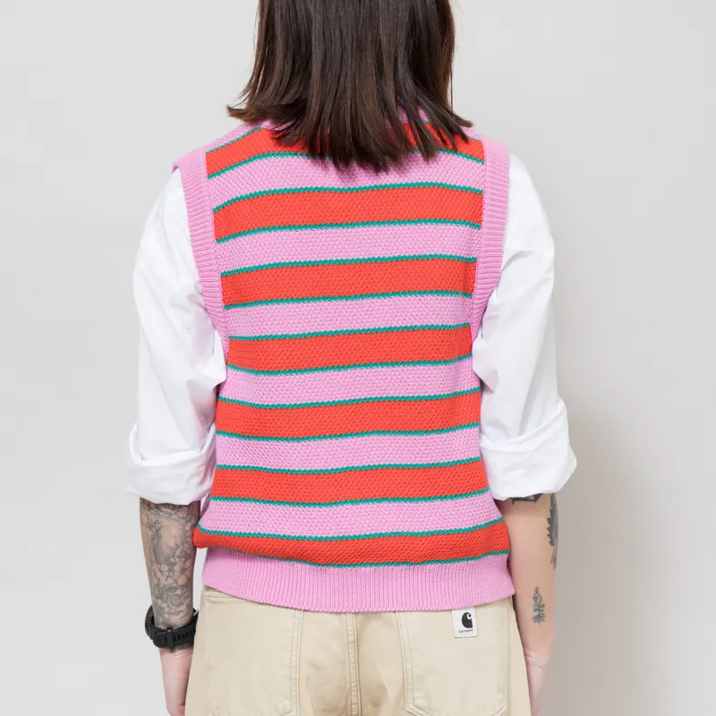 Bobo Choses Womens Striped V-Neck Vest Multi-4