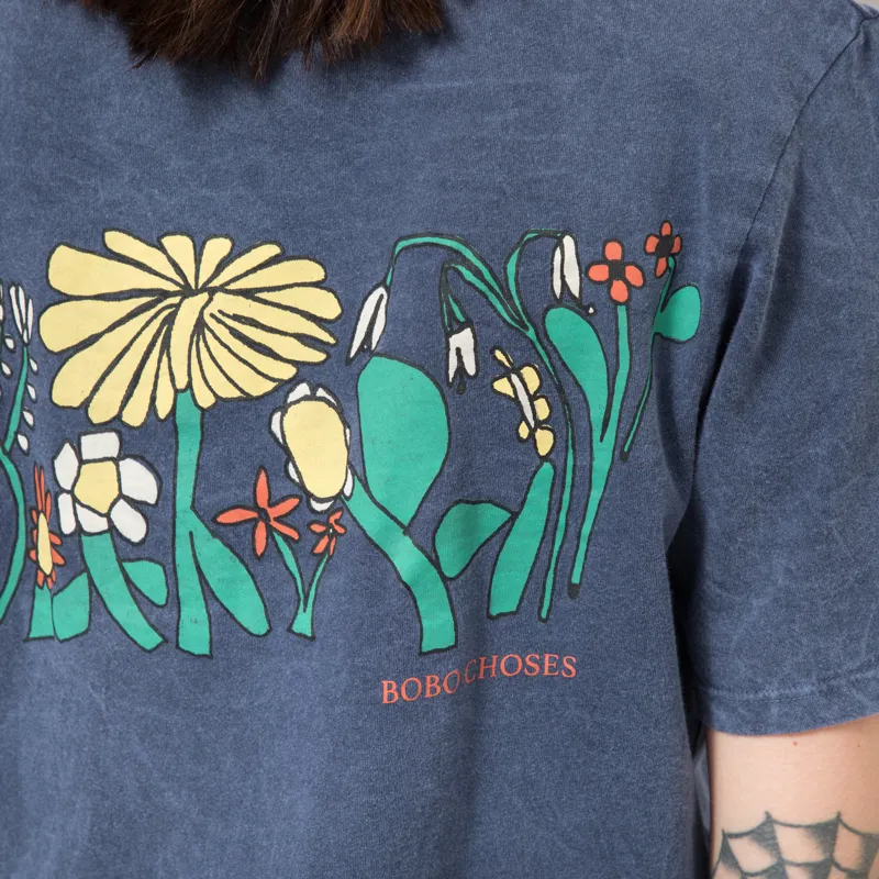 Bobo Choses Womens Colour Herbalist T Shirt Navy-5