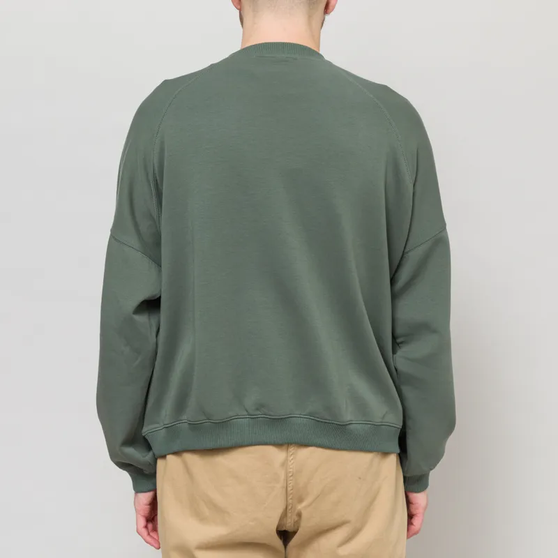 Kaotiko Dante Interlock Sweatshirt Olive-3