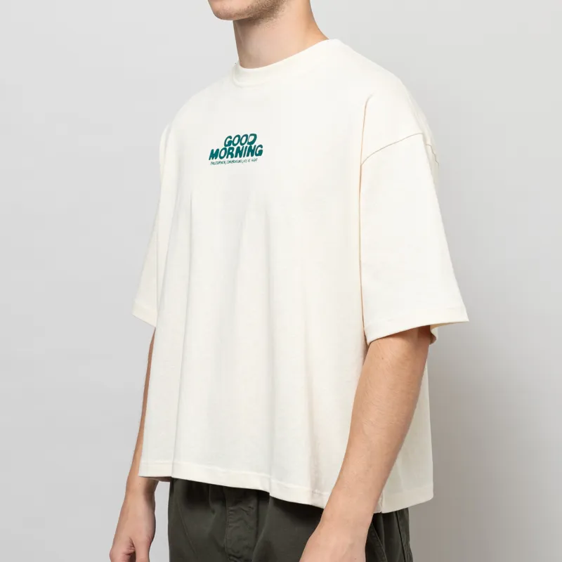 Kaotiko Good Morning T Shirt Ivory-2