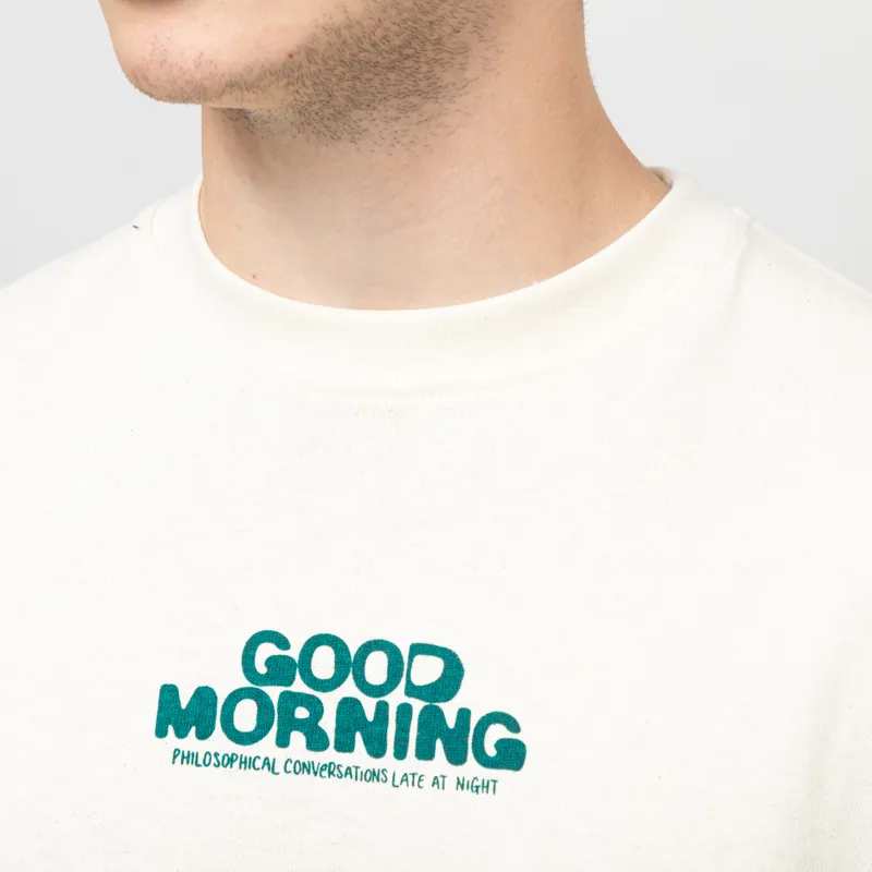 Kaotiko Good Morning T Shirt Ivory-6