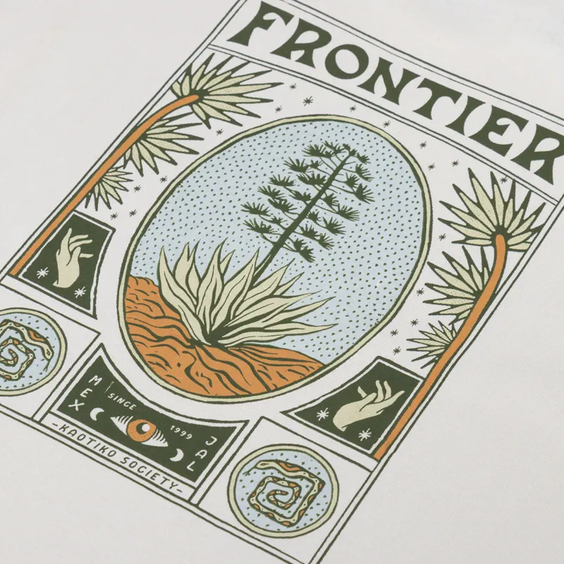 Kaotiko Frontier T Shirt Ivory-5