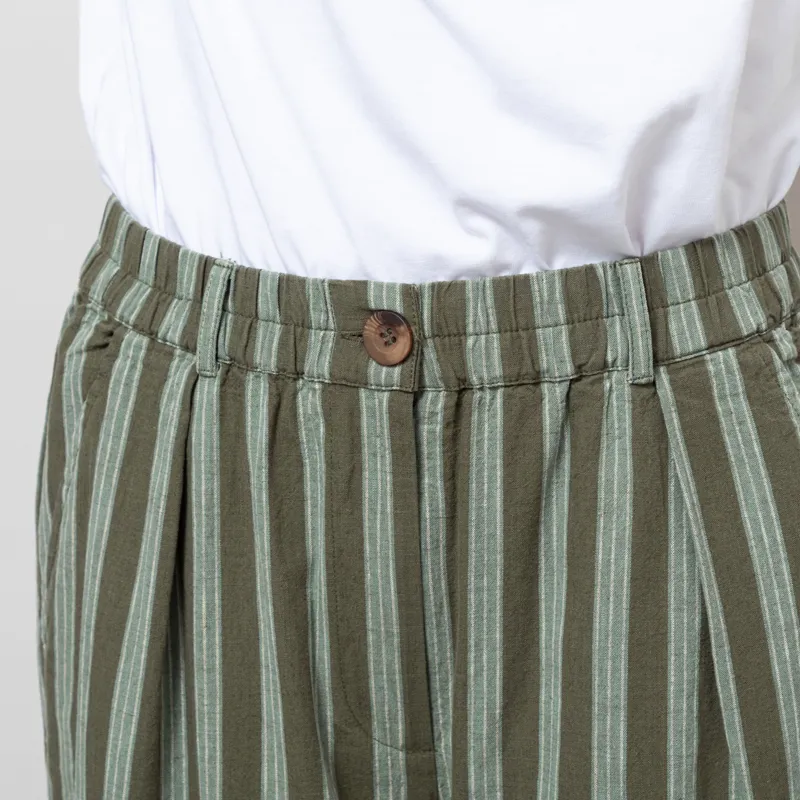 Indi And Cold Womens Baggy Elastic Pants Khaki-5