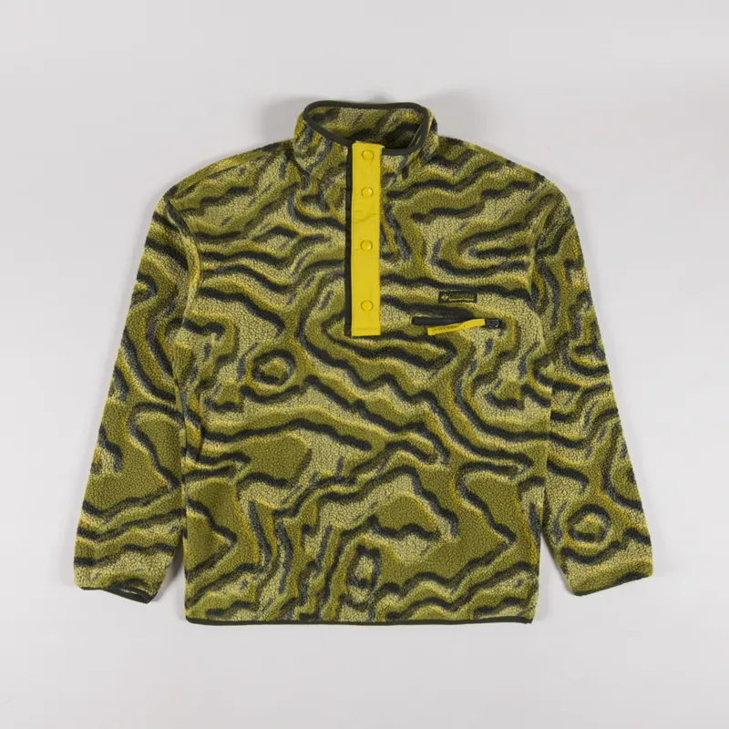Columbia Helvetia II Half Snap Fleece Mossy Green Topoglitch