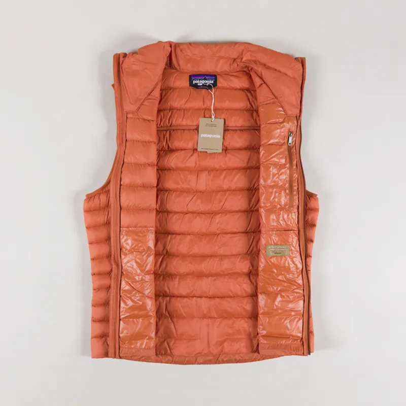Patagonia Down Sweater Vest Redtail Rust-1