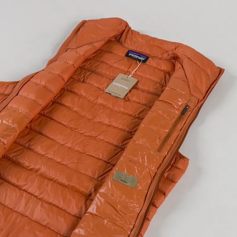 Patagonia Down Sweater Vest Redtail Rust-4